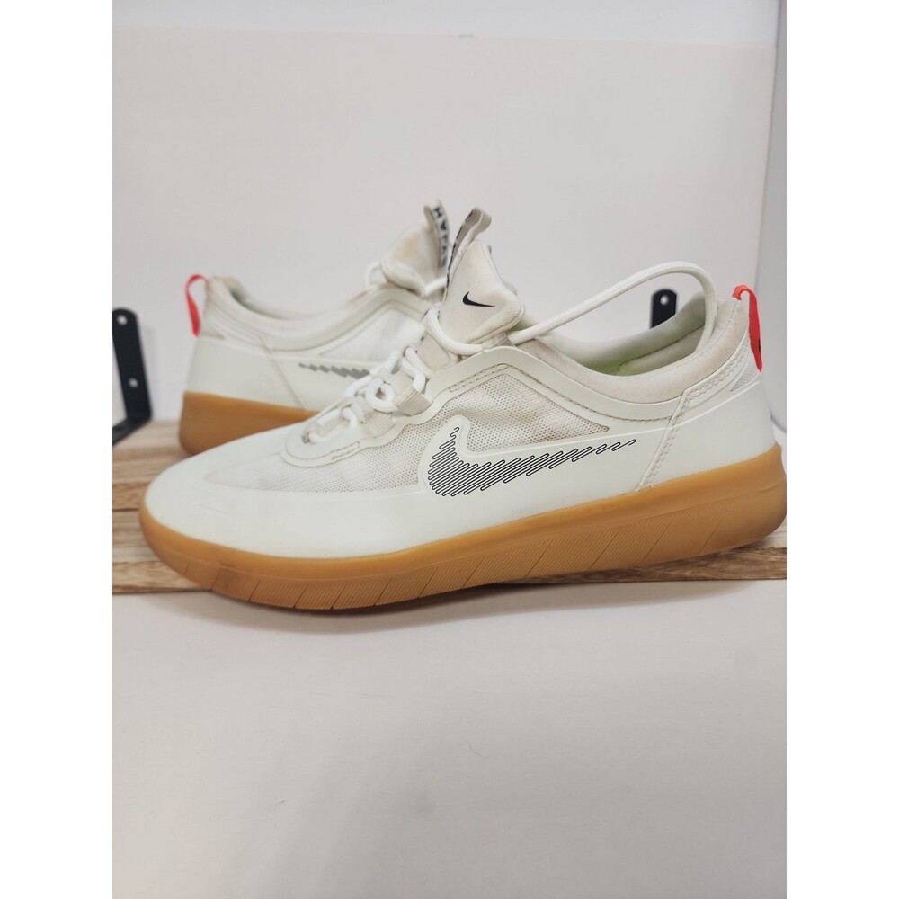 Nike Nyjah Free 2 SB Rawdacious Shoes Mens 8 White 2021 CU9220-101